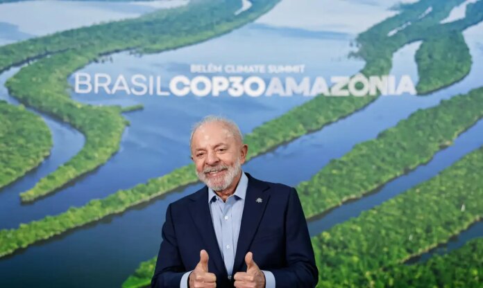 Presidente da República, Luiz Inácio Lula da Silva, durante a recepção oficial dos Chefes de Delegação da Cúpula do Clima (COP30). Parque da Cidade – Belém (PA) Foto: Ricardo Stuckert / PR