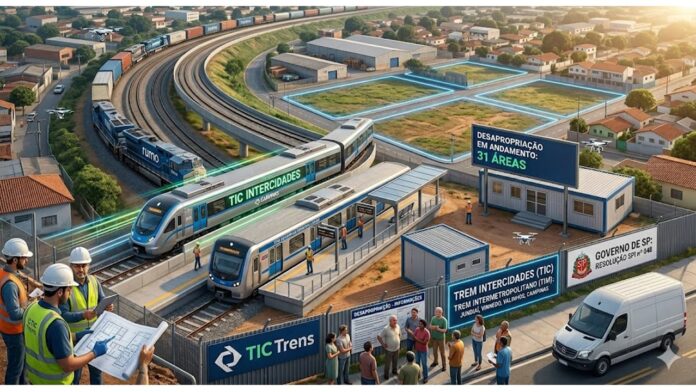 O PREÇO DA CONEXÃO: Governo acelera desapropriações para o Trem Intercidades entre Jundiaí e Campinas.