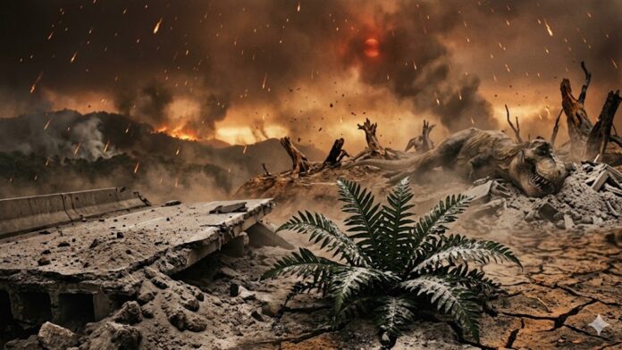 ESPERANÇA NO CAOS: RECONSTRUÍDO O CAOS QUE APAGOU OS DINOSSAUROS.