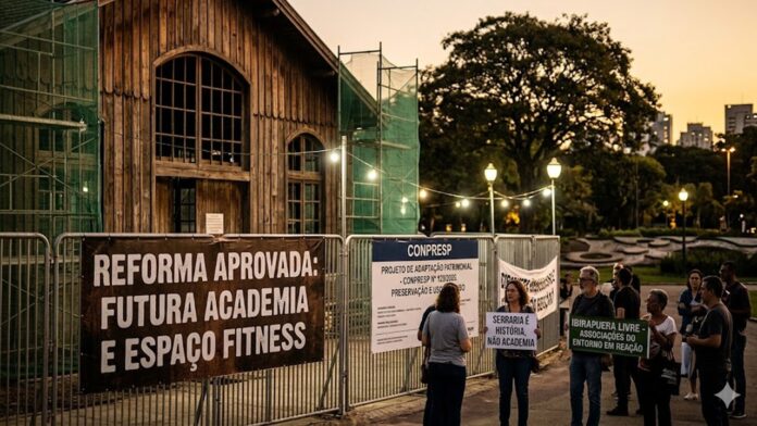 IBIRAPUERA PRIVATIZADO: CONPRESP LIBERA ACADEMIA EM SERRARIA HISTÓRICA.